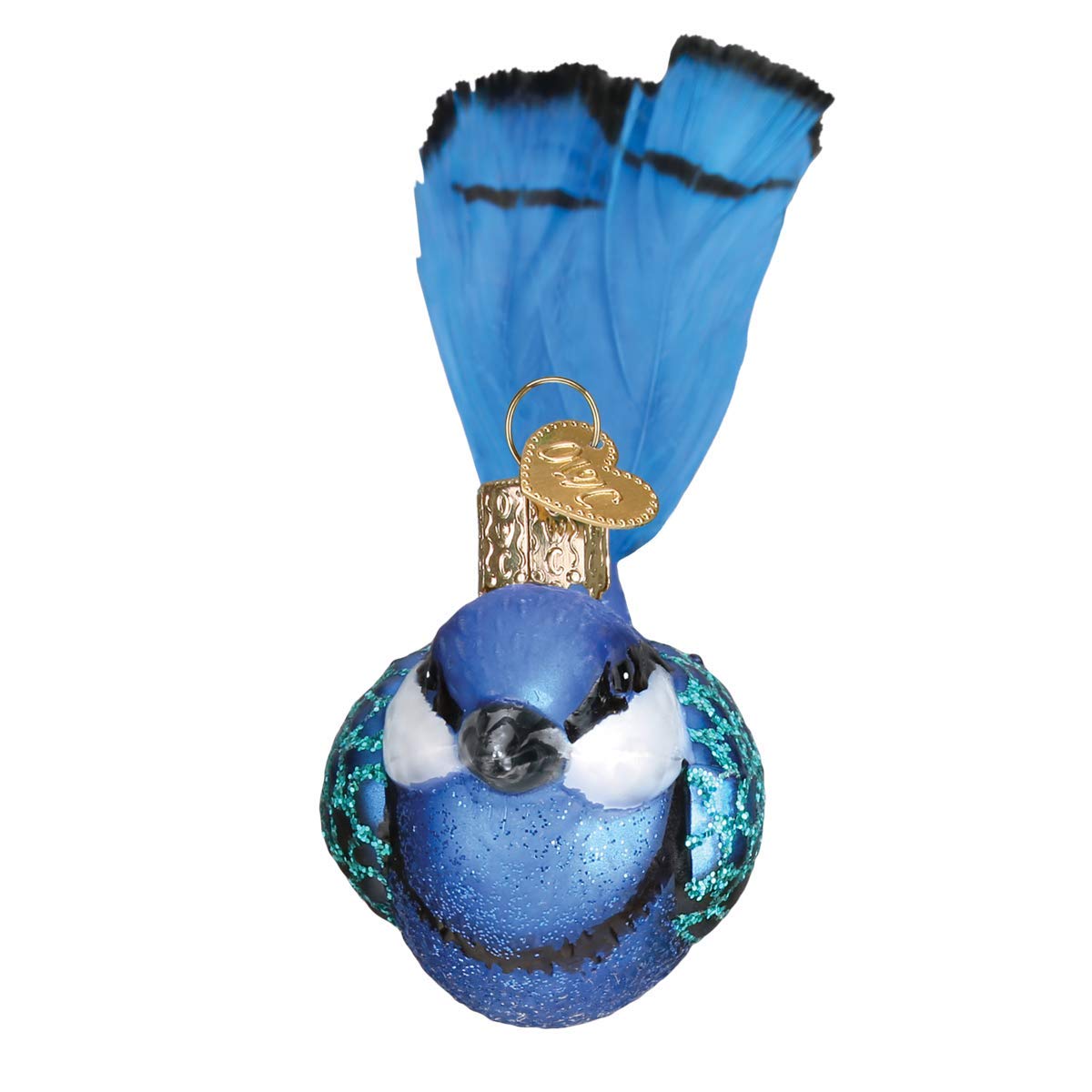 Old World Christmas Fairy Wren Glass Blown Ornament for Christmas Tree, Handcrafted Holiday Decoration, Bird Watcher Collection