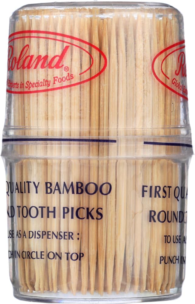 R. Bamboo Toothpicks/Plastic Canister - 300 Count, 300-Count (Pack Of 288)