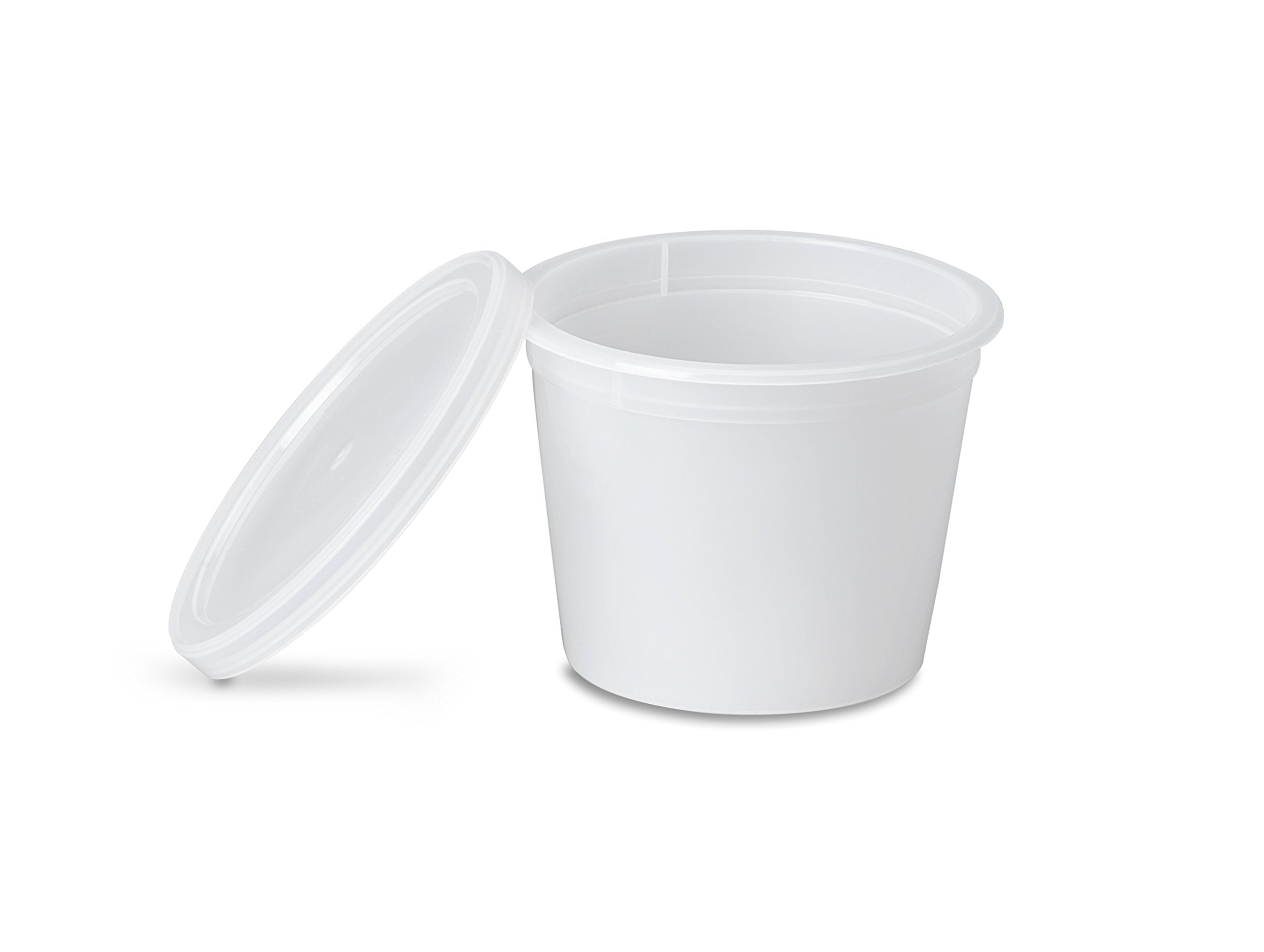 Bariatric Food Portioning Containers With Easy Secure Lids By Oakridge Products (4 Ounce) (50 Pack)