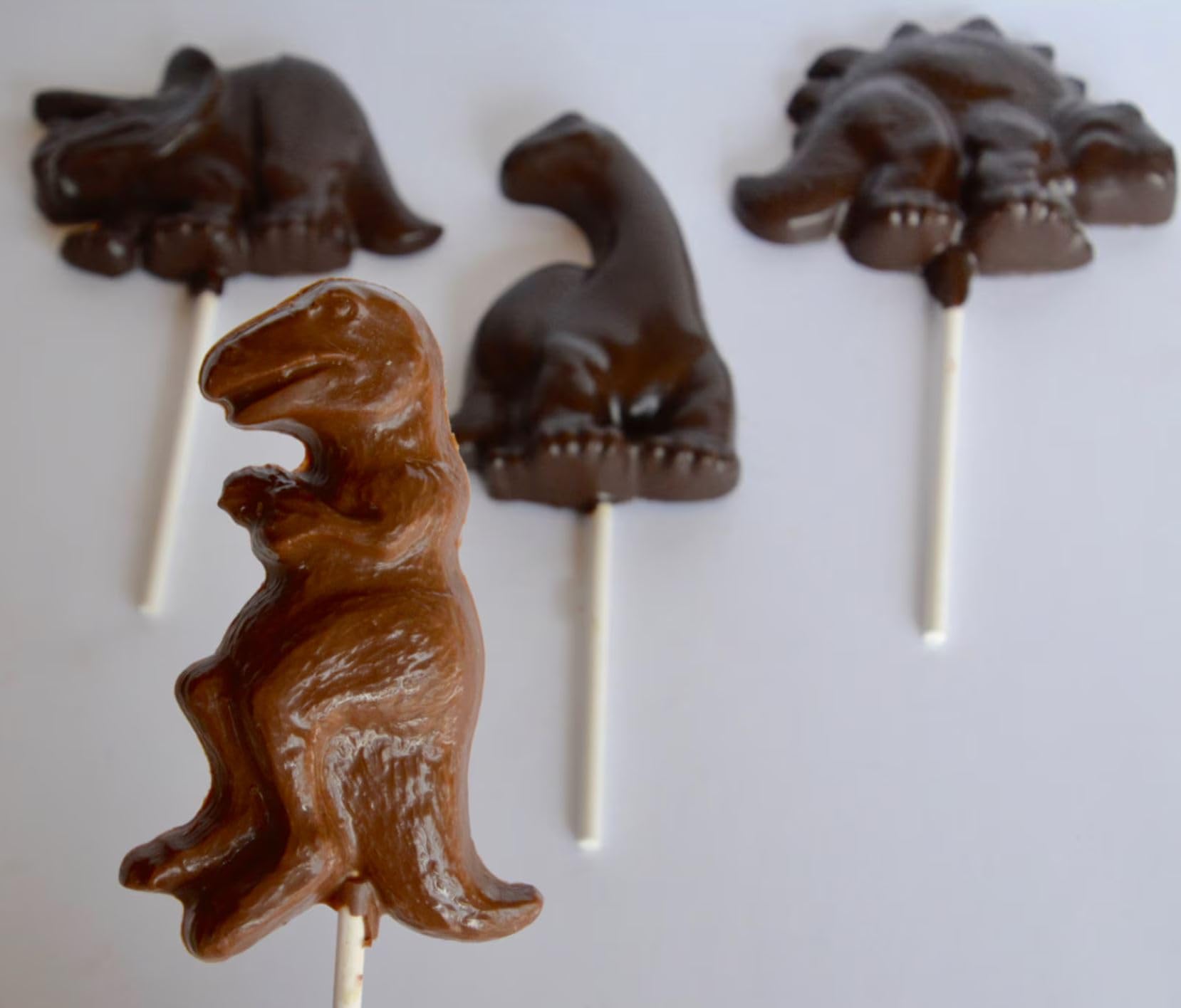 Dinosaur Assortment Lollipop Chocolate Candy Mold 291