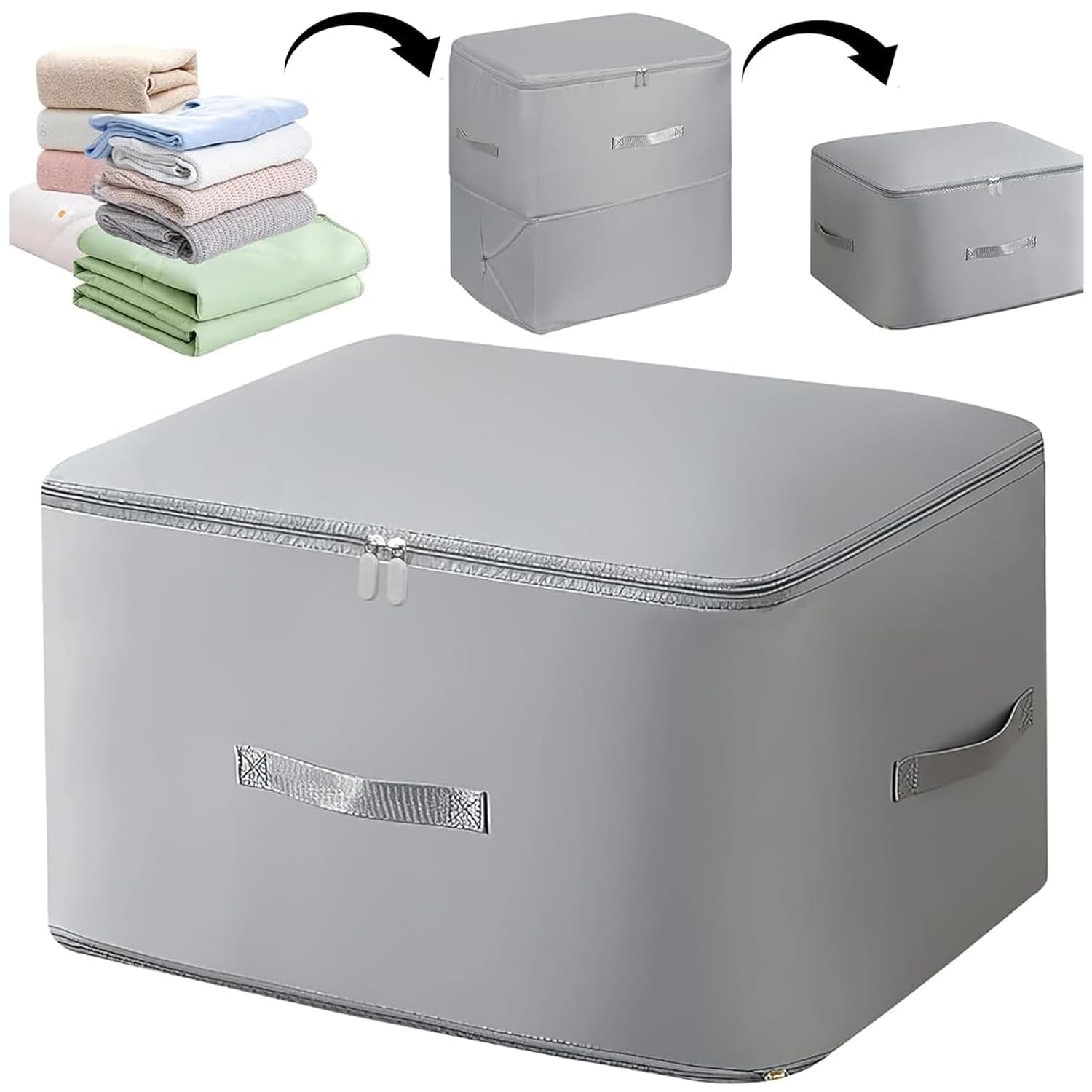 Ap & Zp Ultra Space Saving Self Compression Organizer, 2024 New Heavy Duty Moving Bags, Large Capacity Quilt Compression Storage