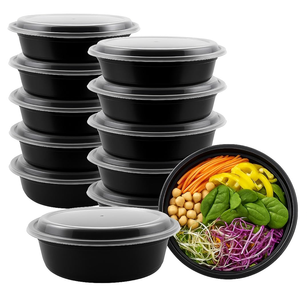 Ruthys Outlet Meal Prep Containers with Lids, Food container bowl  BPAFree, Stackable, Freezer & Dishwasher Safe, Reusable Fo