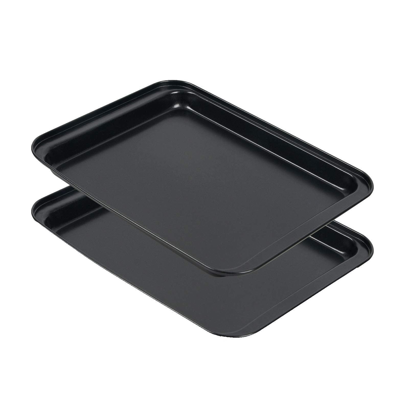 Small Baking Sheet 2 Pack, Shinsin 8 Inch Nonstick Baking Pans For Oven W/Rimmed Border, Professional Reusable Baking Trays For