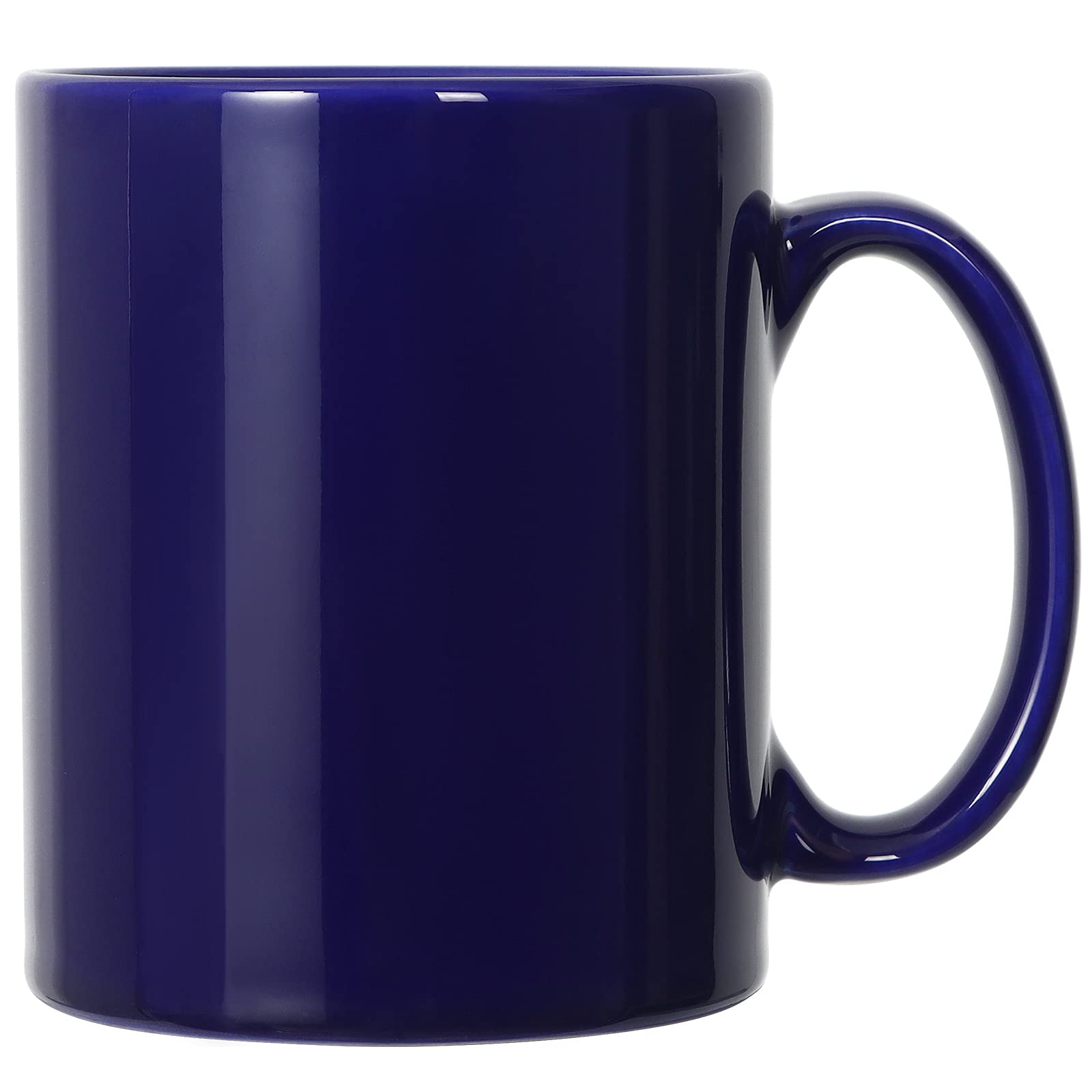 22 Oz Extra Large Coffee Mug, Harebe Smooth Ceramic Boss Giant Tea Cup Big Capacity And Handle For Dad Men, Blue