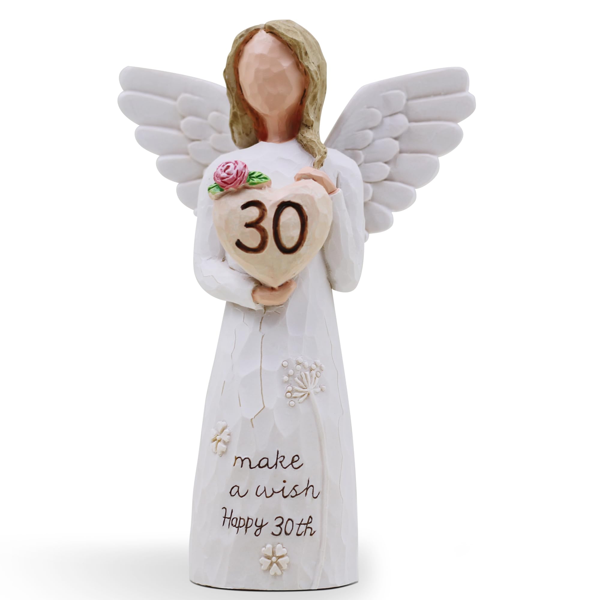 AcowSpt 30th Birthday Decorations for Her, 30th Birthday Gifts for Her, Sculpted Hand-Painted Figurine