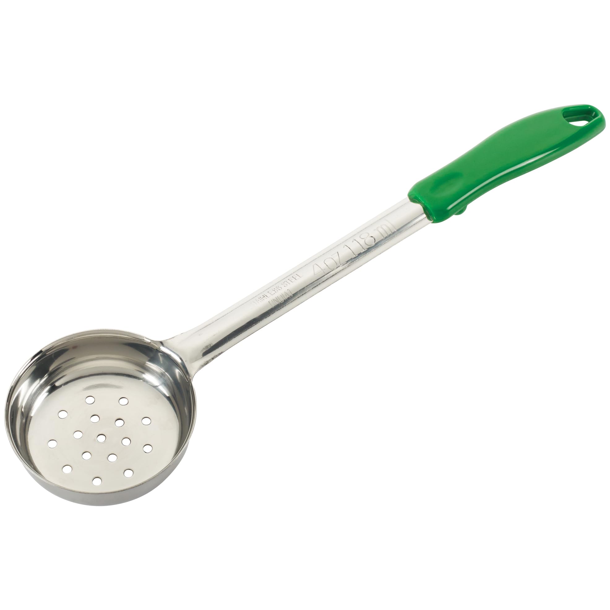 Winco Perforated Food Portioner, 4-Ounce, Green