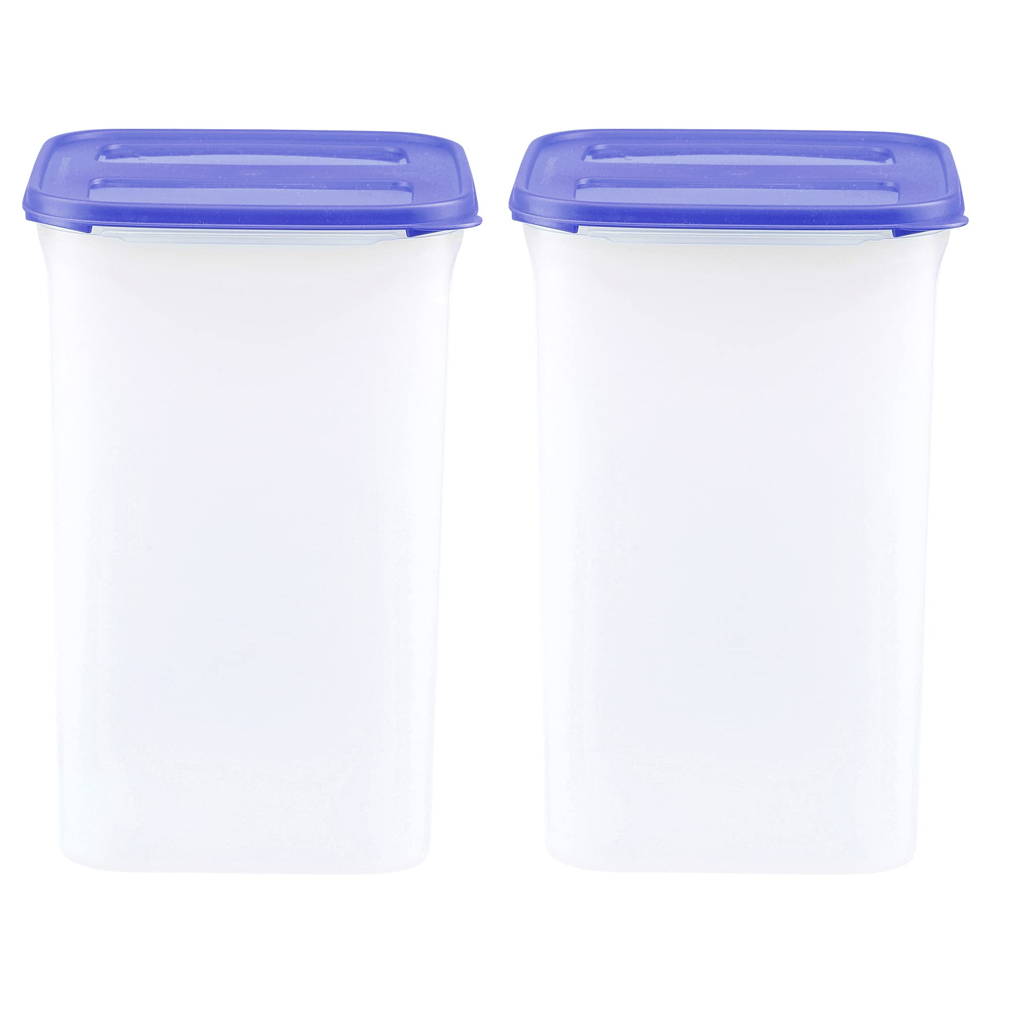 Simparte Modular Square Plastic Kitchen Storage Container Set For Rice|Dal|Atta|Flour|Cereals|Pulses|Snacks, Bpa Free|Modular De