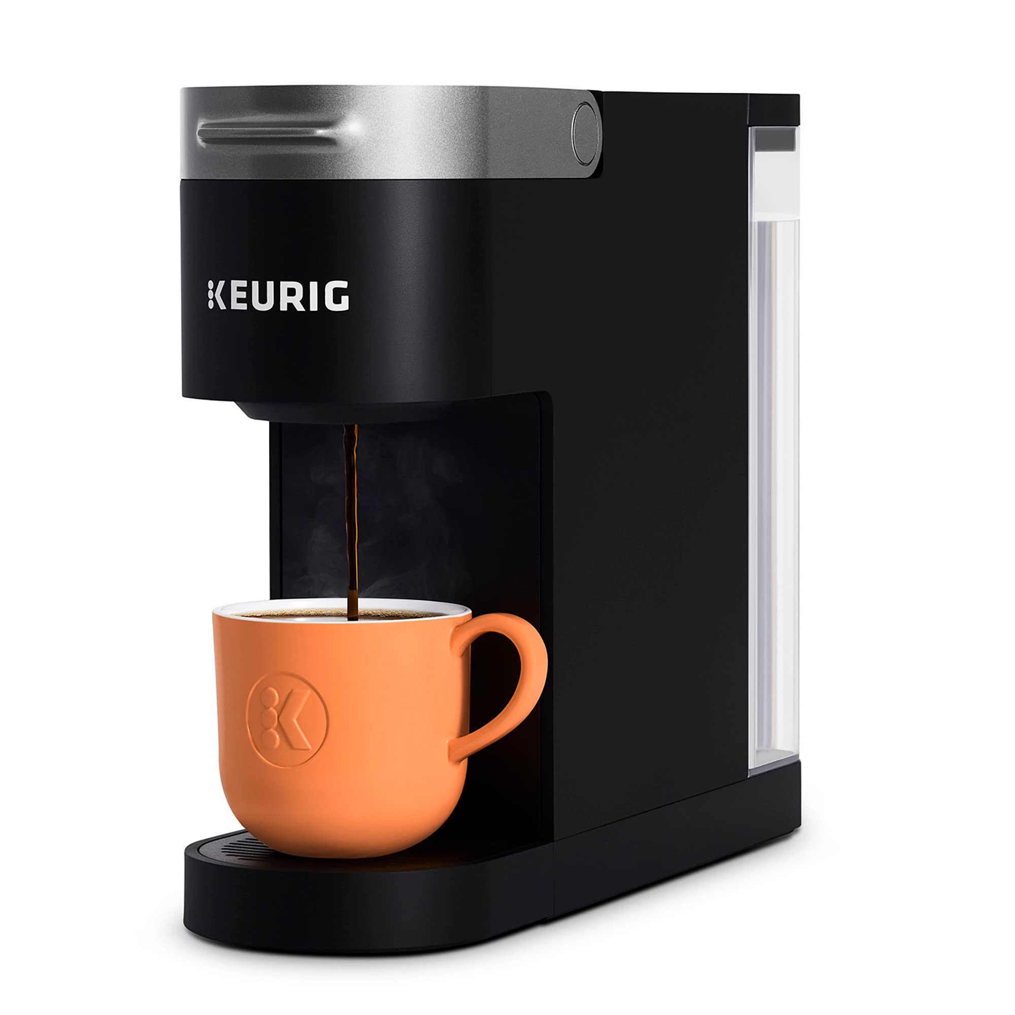 Keurig K-Slim Single Serve K-Cup Pod Coffee Maker, Multistream Technology, 3 Brew Sizes, Slim And Sleek Design, 46Oz Removable R