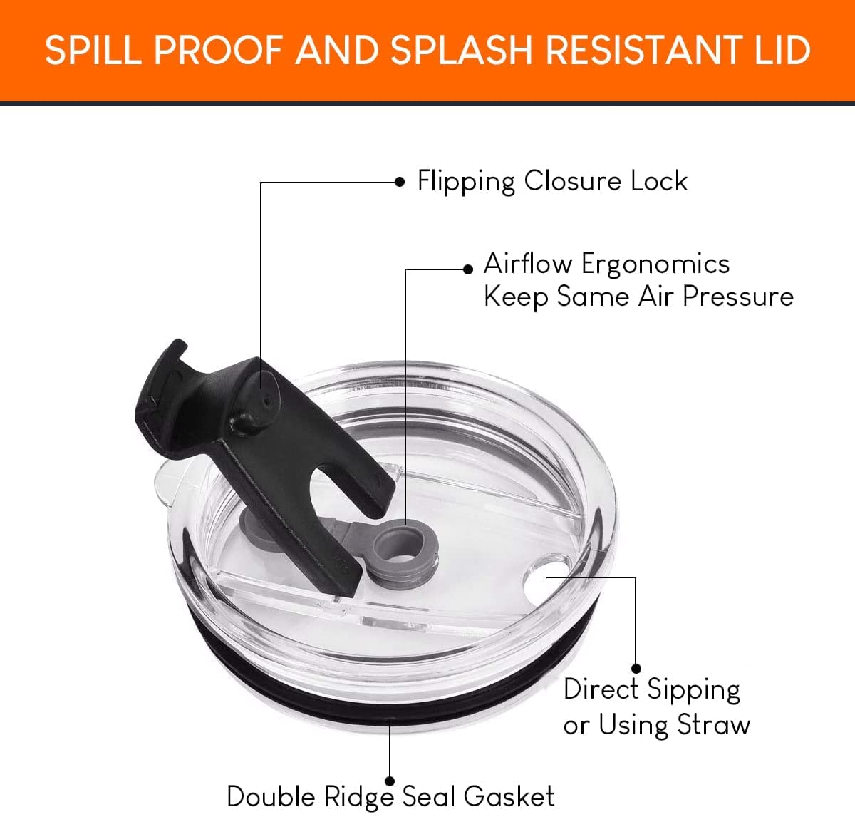 34HD Black Cat Tumbler with Lid, 20oz Vacuum Insulated Cat Coffee Cup, I Crochet So I Dont Choke People Mug, Crochet Lover Gifts