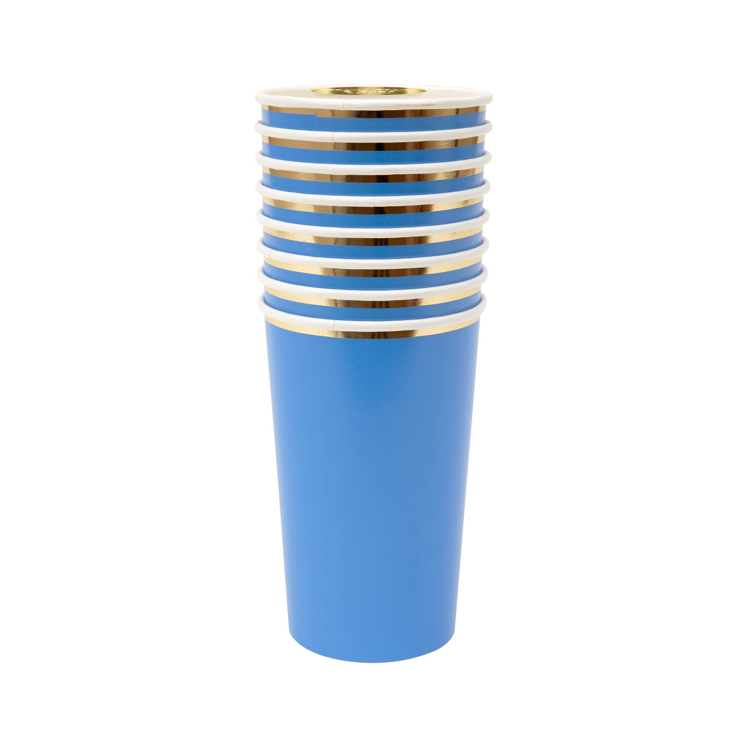 Meri Meri Bright Blue Highball Cups