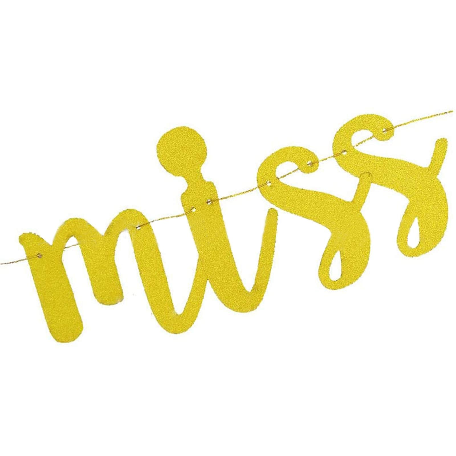 Party Decorations Gold Glitter We Will Miss You Bunting Banner For Valentine'S Day Going Away Party Goodbye Retirement Party Dec