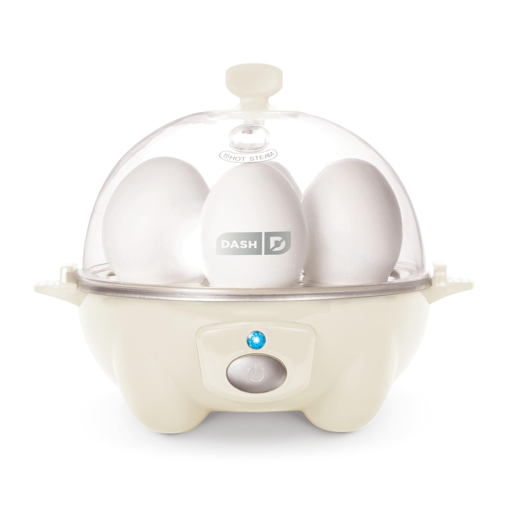 DASH Rapid Egg Cooker: 7 Egg Capacity Electric Egg Cooker for Hard Boiled Eggs, Poached Eggs, Scrambled Eggs, or Omelets with Au