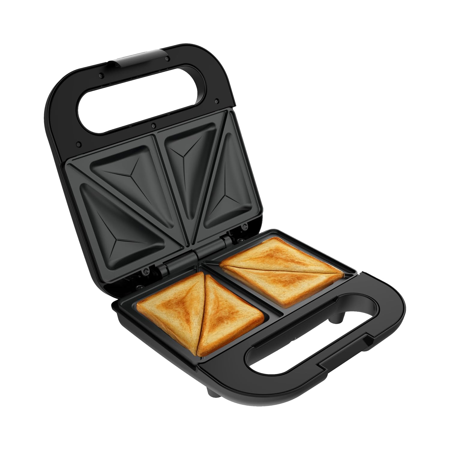 Havells Quick Crunch Sandwich Maker |2 Slice Sandwich Maker| 800 W| Power Indicator Light| Food Grade Non-Stick Plates| Heat Res
