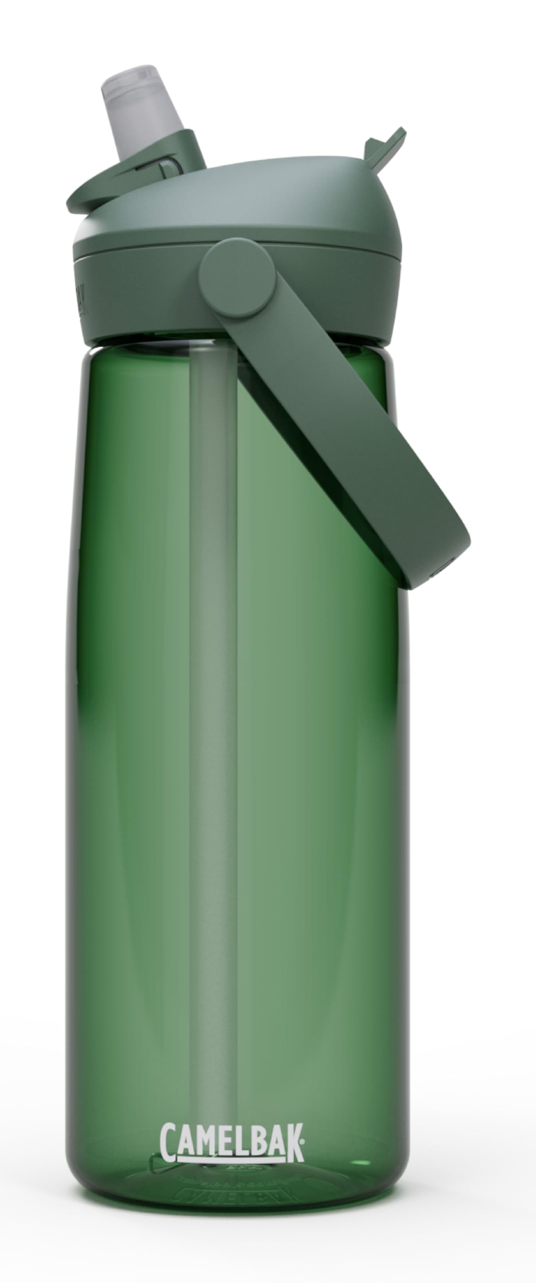 CamelBak Thrive Flip Straw Tritan Renew Water Bottle Forest Green, 25oz