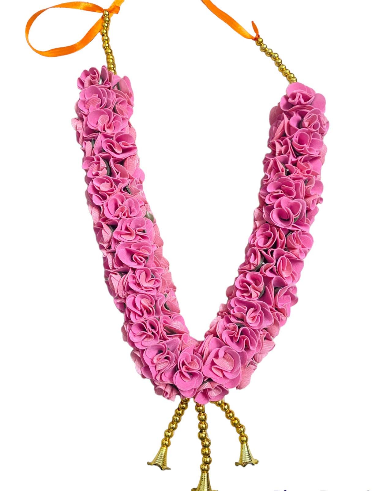 Crown Nimreet Handmade Artificial Flower Garland Mala For Photo Frame And God Idol, Artificial Moti Garland Decorating Flower Ma
