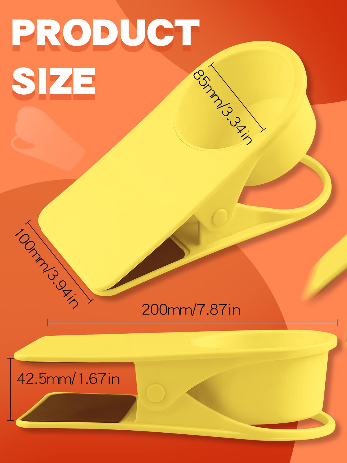 Kalolary Drinking Cup Holder Clip- Chair And Table Bottle Cup Stand The Diy Glass Clamp Storage Saucer Clip Water Coffee Mug Hol