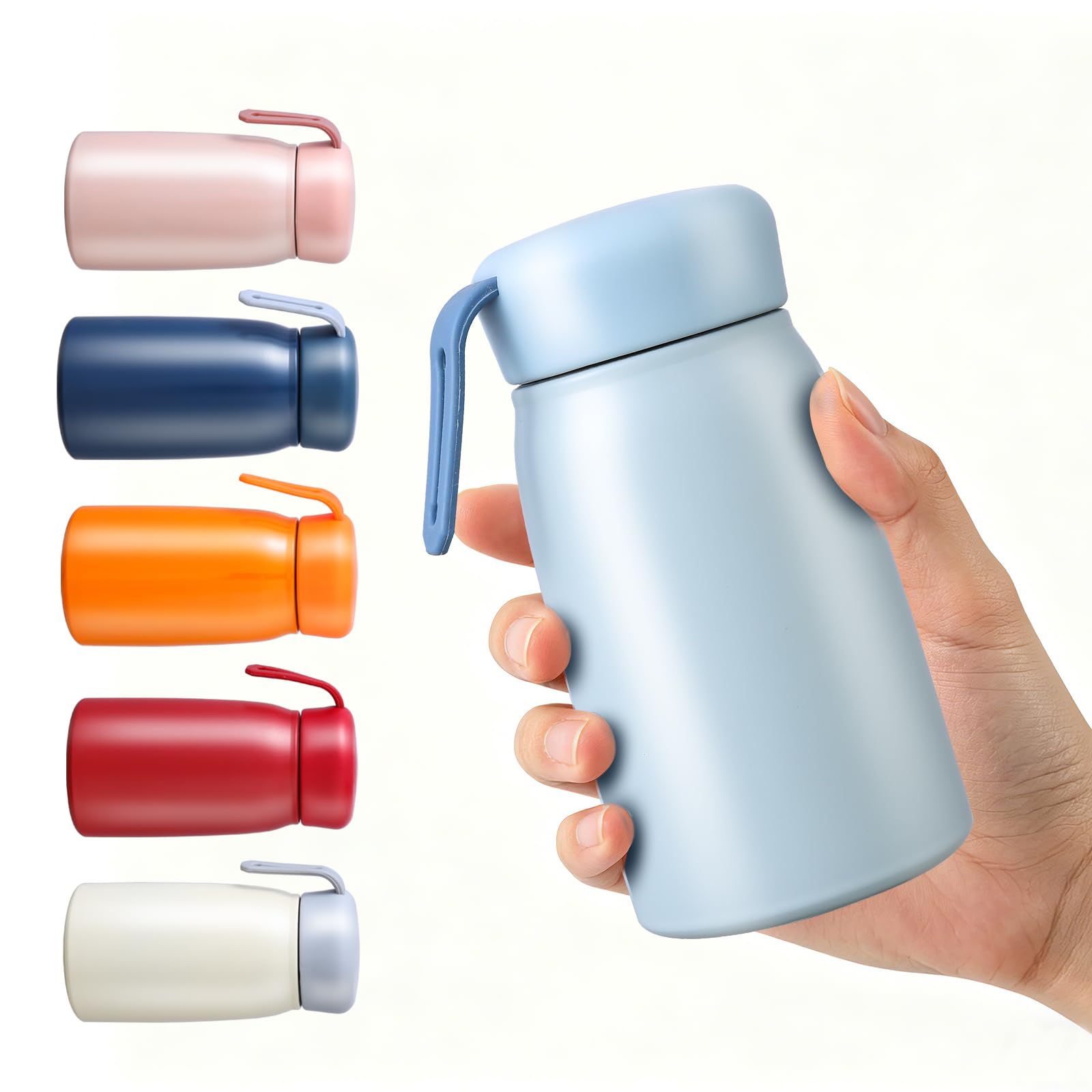 11oz Mini Insulated Water Bottle, LeakProof Pocket Size Coffee Cup for Women & Kids, Portable Small Travel Mug