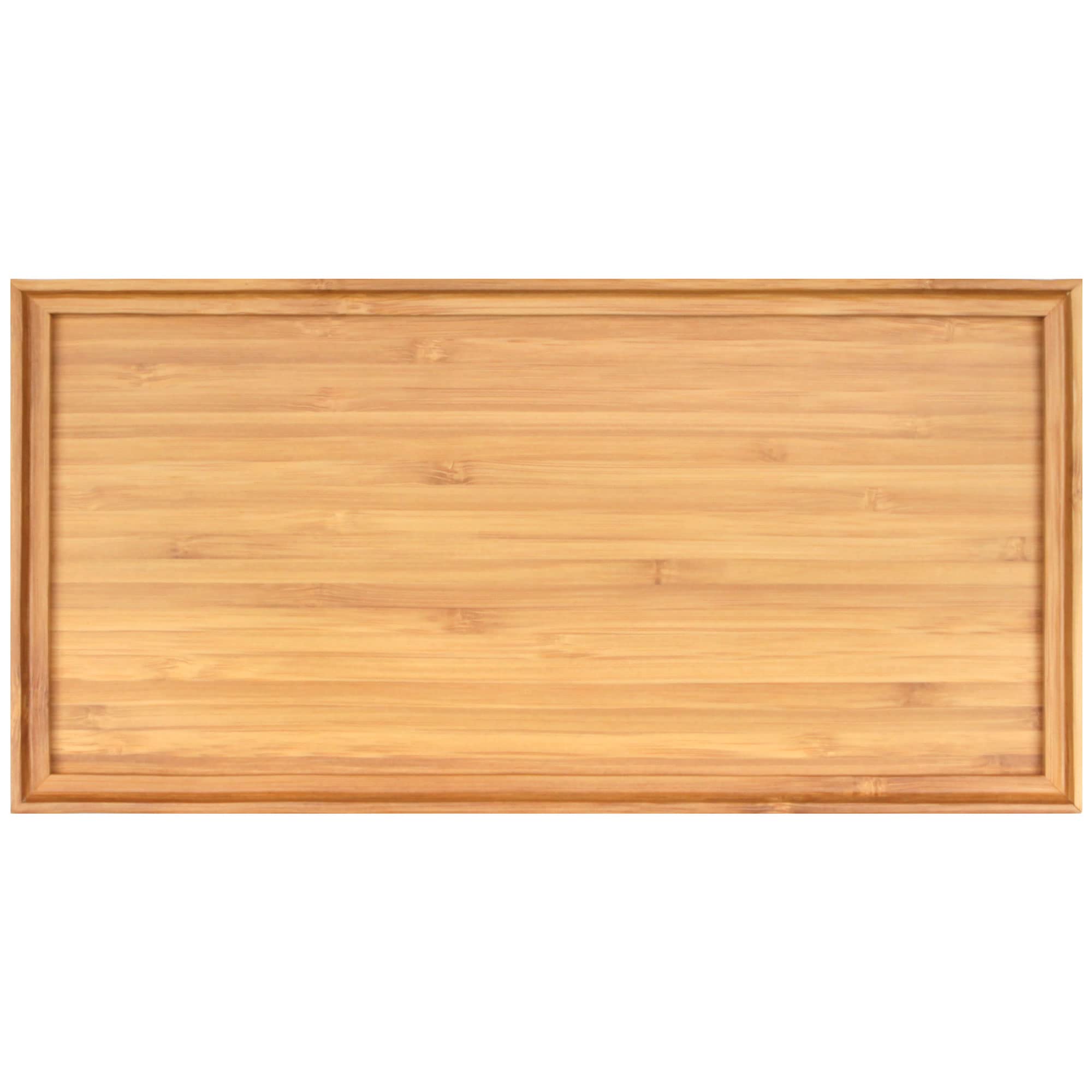 Bamboomn Organic Bamboo Serving Tray, Vanity, Tea Serving, Appetizers, Snacks, Charcuterie Board, 11''X5.5''X0.6'' - 1 Tray