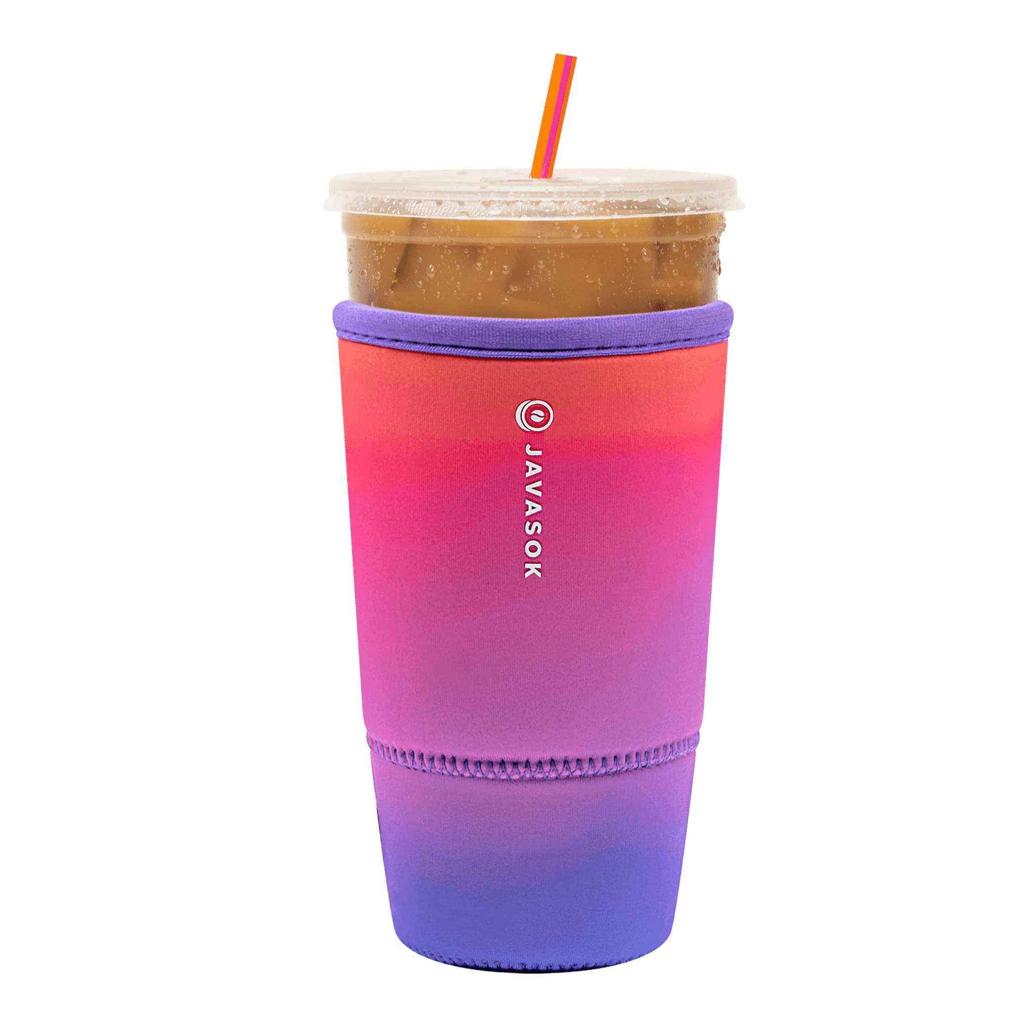 Sok It Java Sok Iced Coffee & Cold Soda Insulated Neoprene Cup Sleeve (Twilight, XXLarge: 44-48oz)