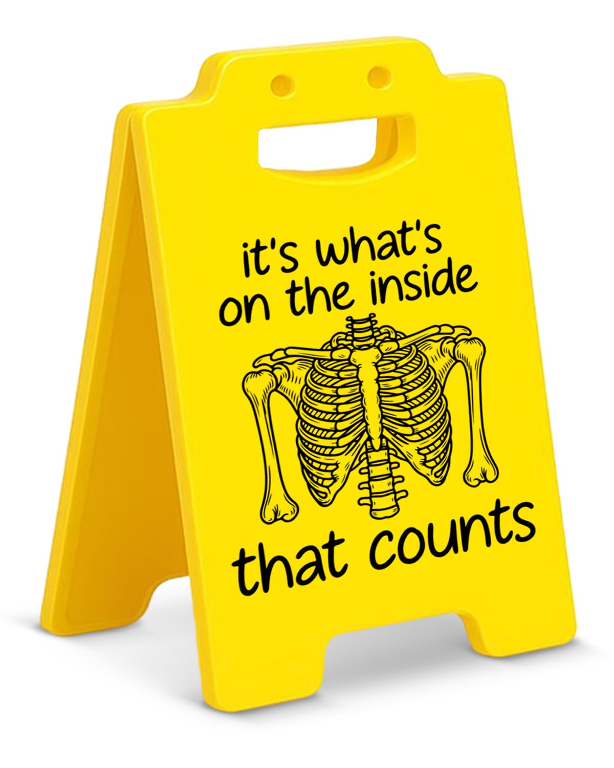 Funny Skeleton Desk Sign, Valentines Day Office Decor for X-Ray Tech, Radiology Technician Desk Gift, Sarcastic Desk Decor