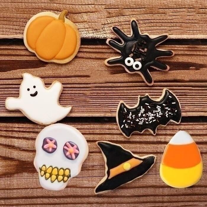 Job Jol Cookie Cutters 8 Pcs, Halloween Cookie Cutters, 3'' To 3.6''