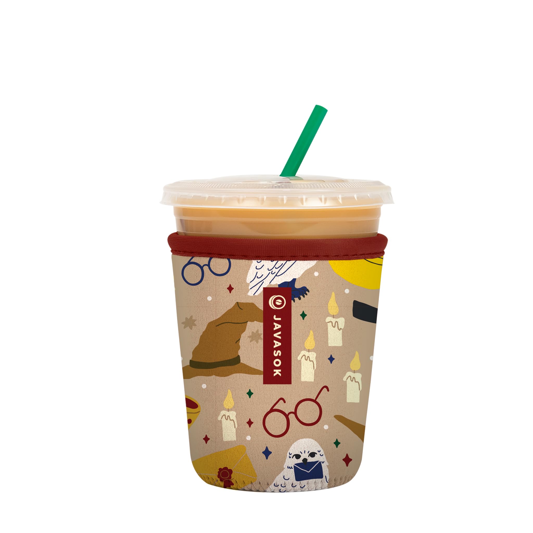 Sok It Java Sok Iced Coffee & Cold Soda Insulated Neoprene Cup Sleeve (Horcrux, Small: 16-20oz)