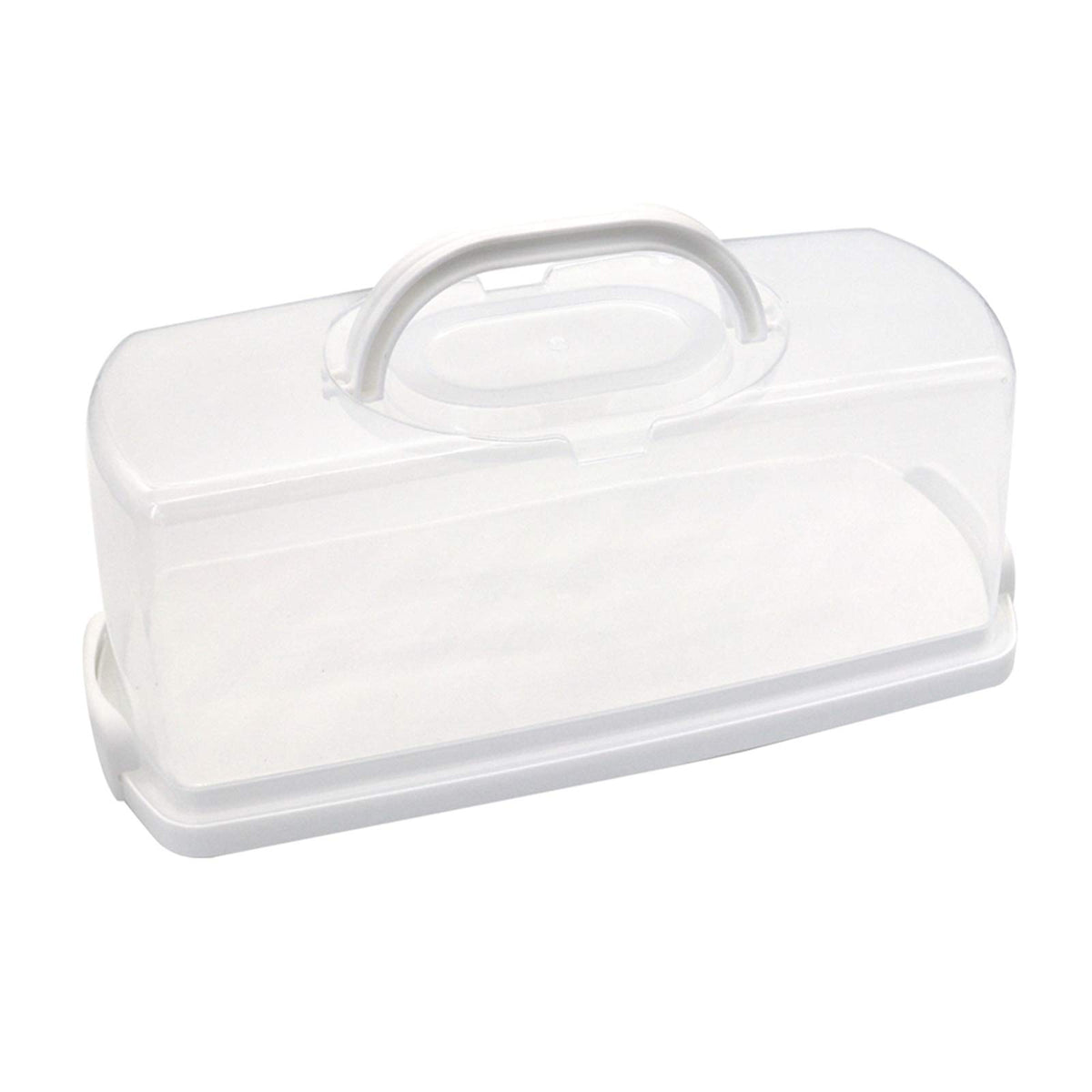 Cheeren Plastic Rectangular Bread Box With Portable Handle, Loaf Cake Storage Container Box For Storing Banana Bread,Pumpkin Bre