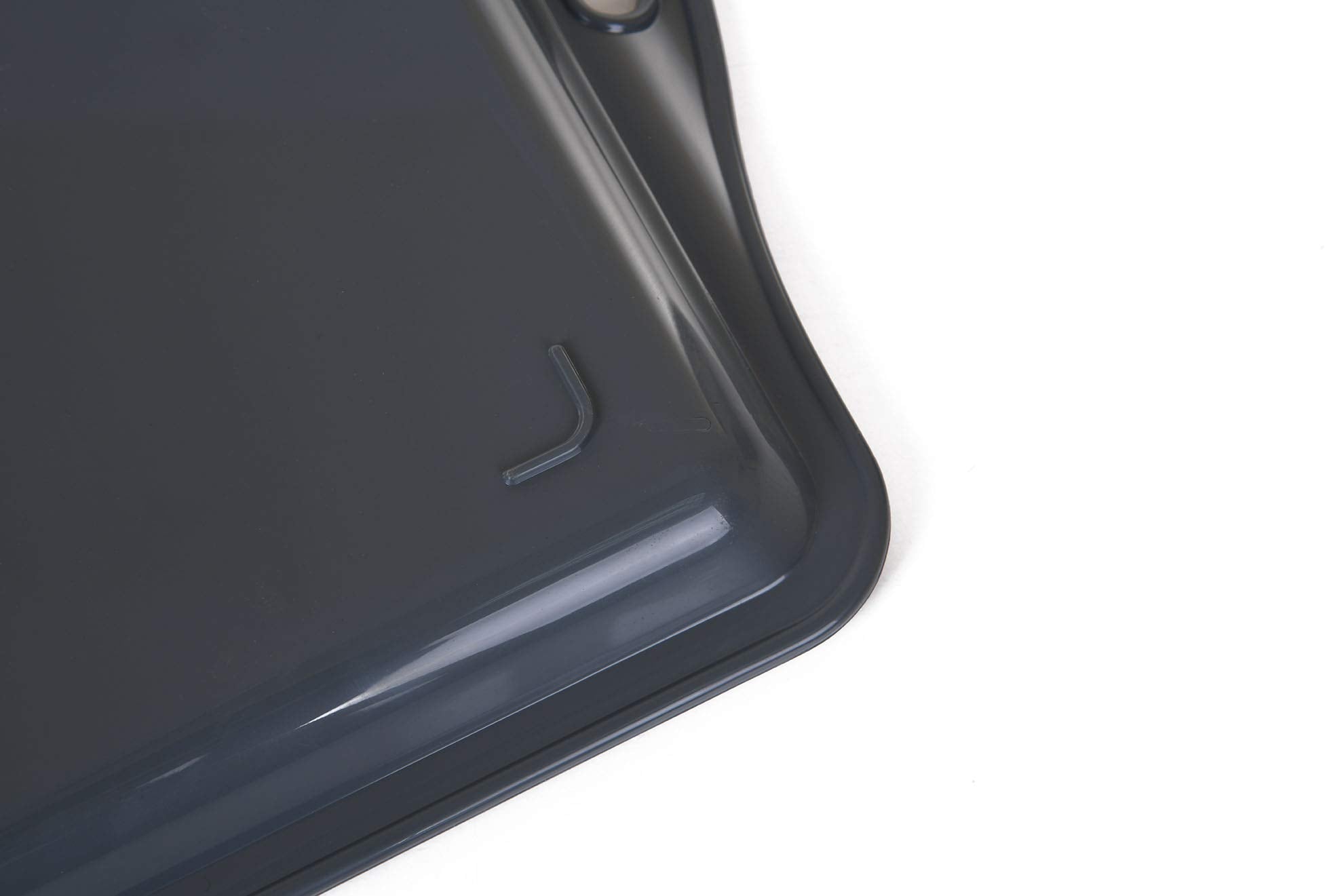Mintra Home Durable Serving Tray (6Pk, Dark Grey)