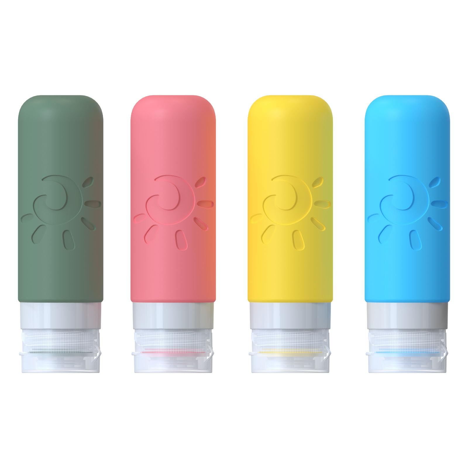 Zafit Travel Bottles For Toiletries, Tsa Approved Travel Containers 3Oz Leak Proof Travel Tubs Refillable Liquid Travel Accessor