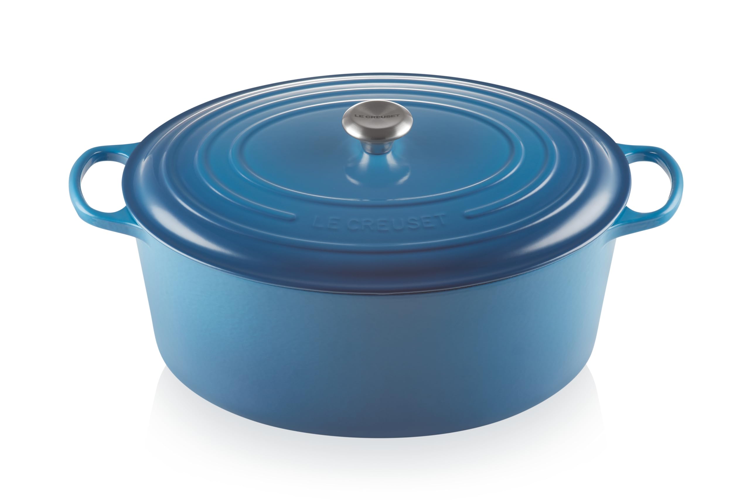 Le Creuset Enameled Cast Iron Signature Oval Dutch Oven, 15.5 Qt., Marseille