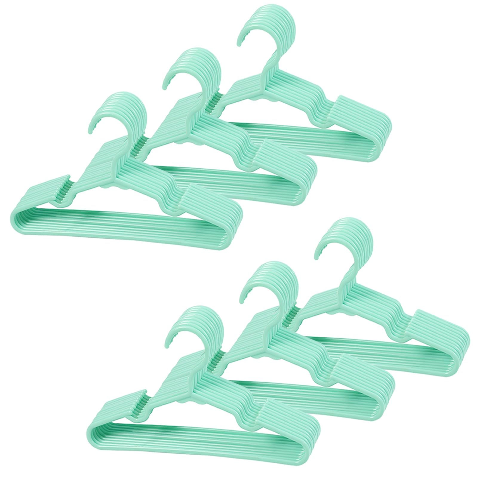 60 Pcs Green Baby Nursery Closet Hangers,Non-Slip Laundry Infant Pant Hanger For Newborn Clothes Gift,Ultra-Thin Child Coat Hang