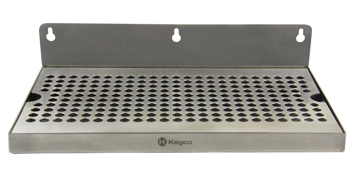 Kegco Sewm-127 Drip Tray, 12'' X 7'', Stainless Steel