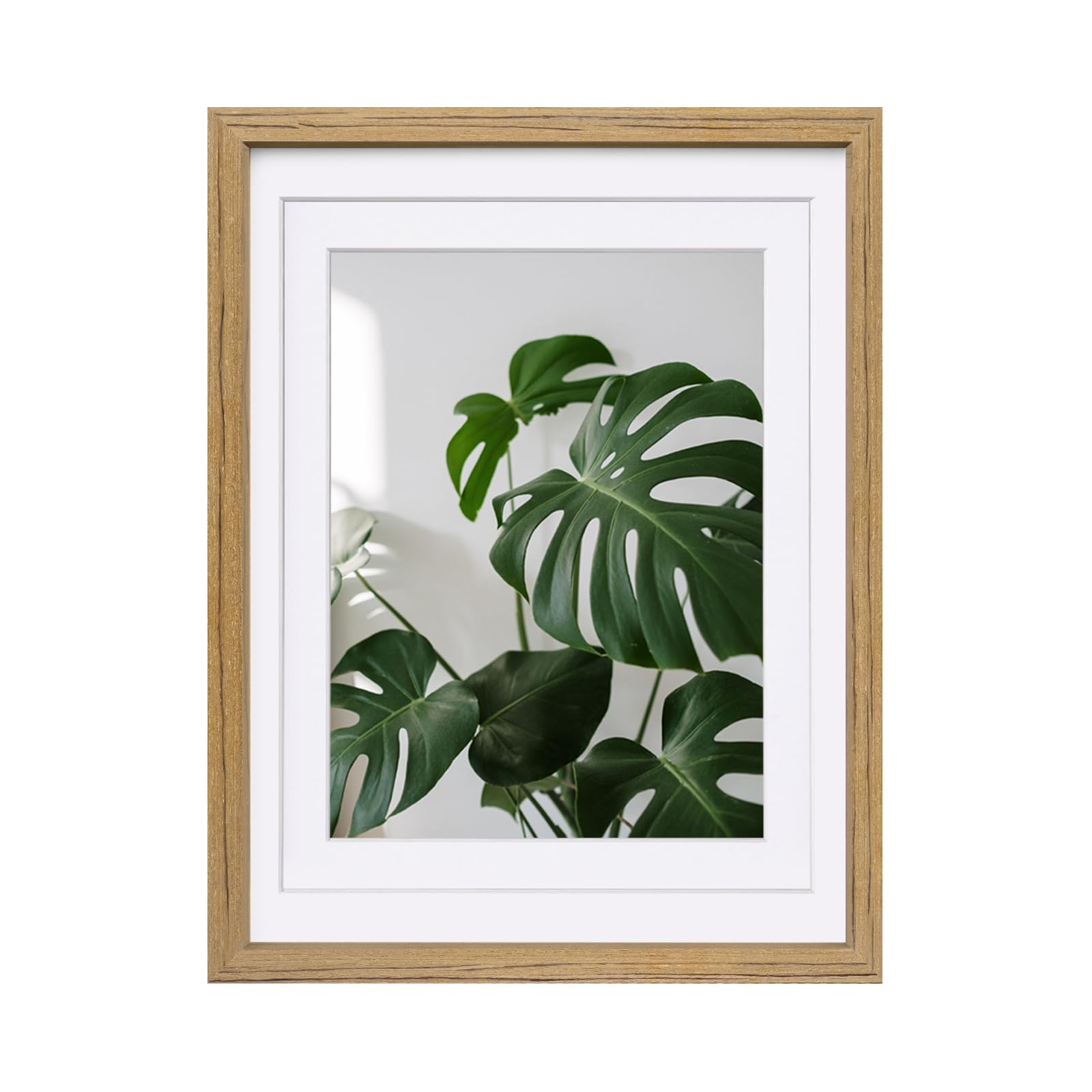 Egofine 12x16 Picture Frame with Plexiglass Made of Solid Wood, Display Pictures 9x12/11x14 with Mat or 12x16 Without Mat for Ta