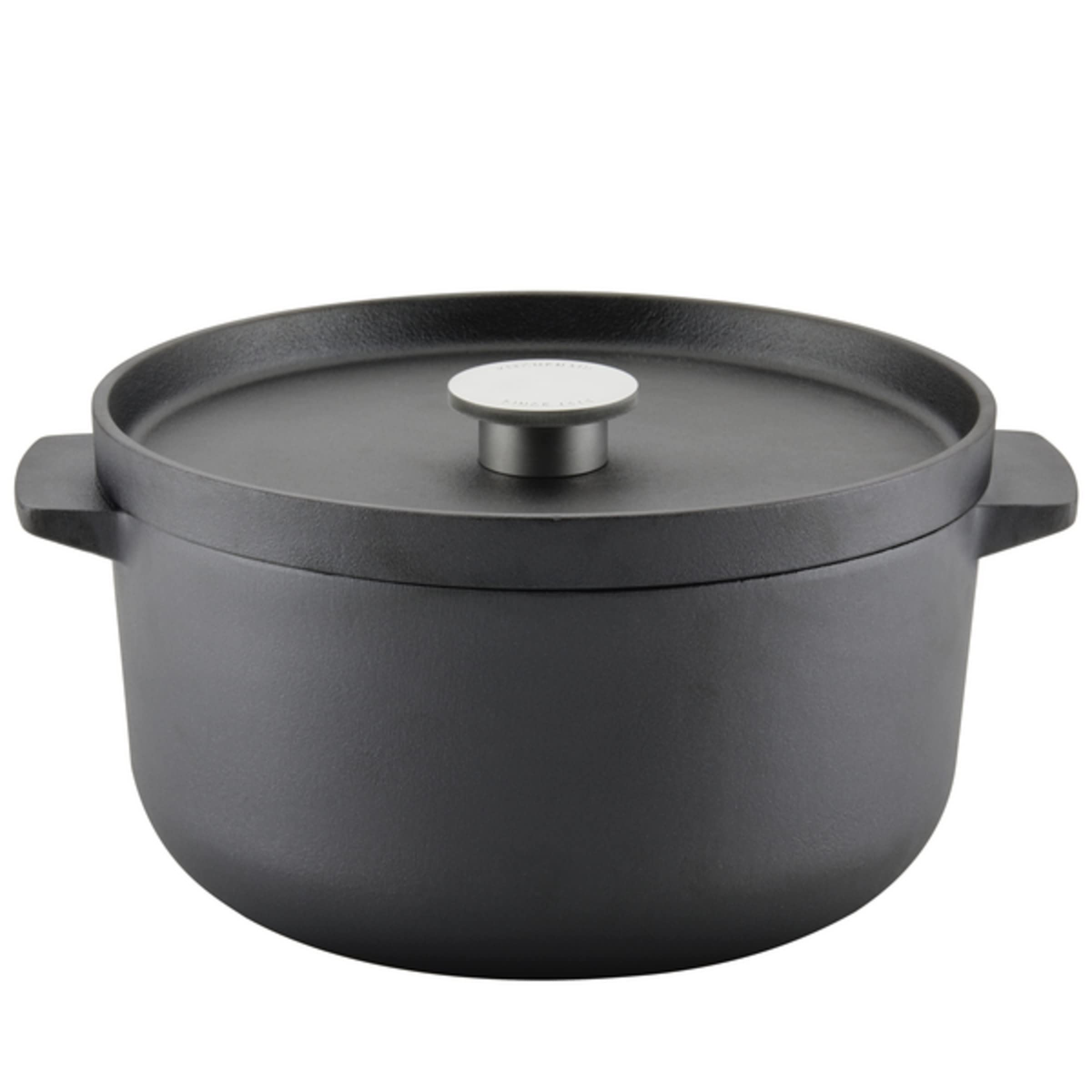 KitchenAid Seasoned Cast Iron Dutch Oven/Casserole, 6 Quart - Black