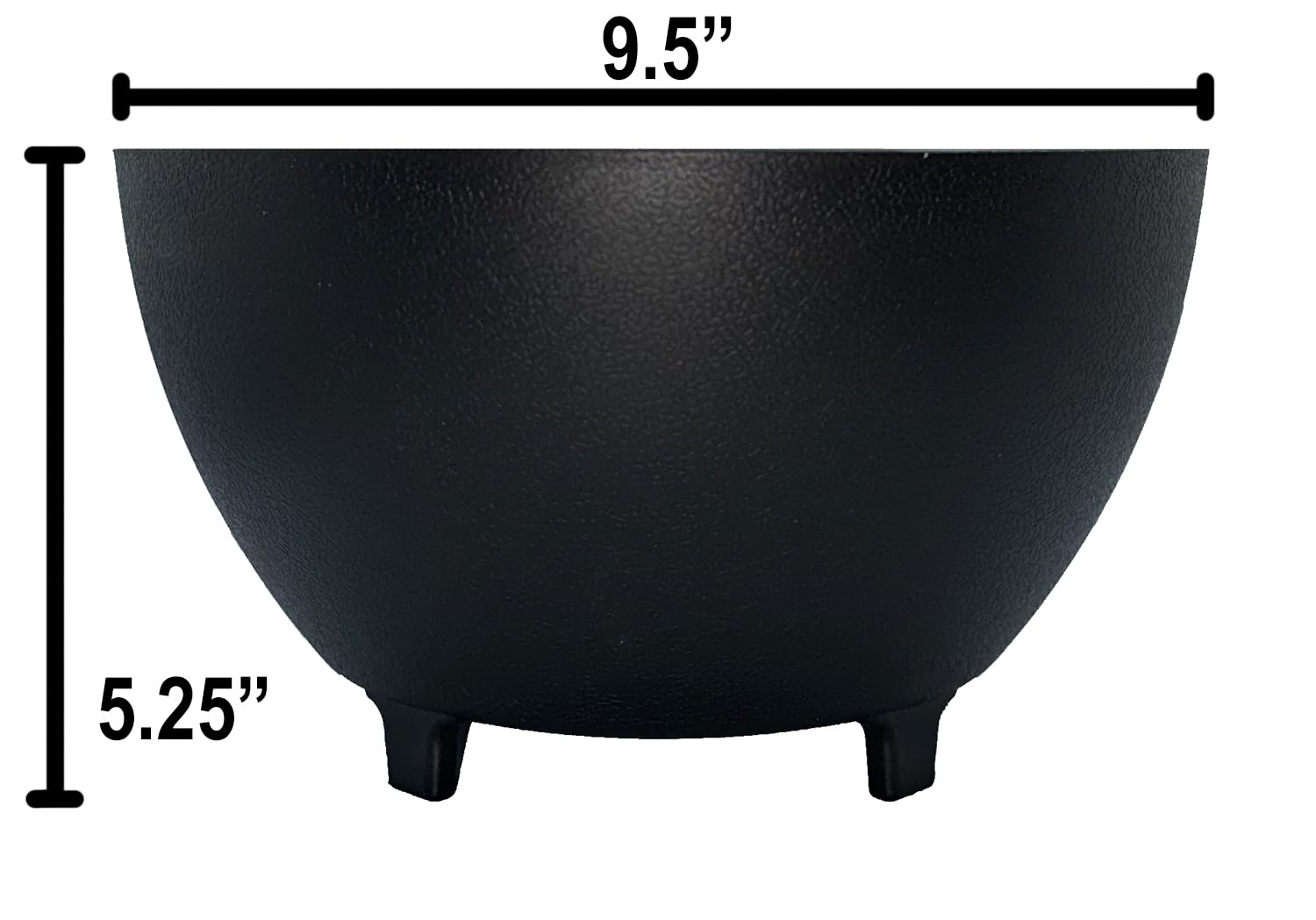 Black Duck Brand 9.5'' Diameter Giant 96 Fl Oz Salsa Bowl (1, Black; Large)