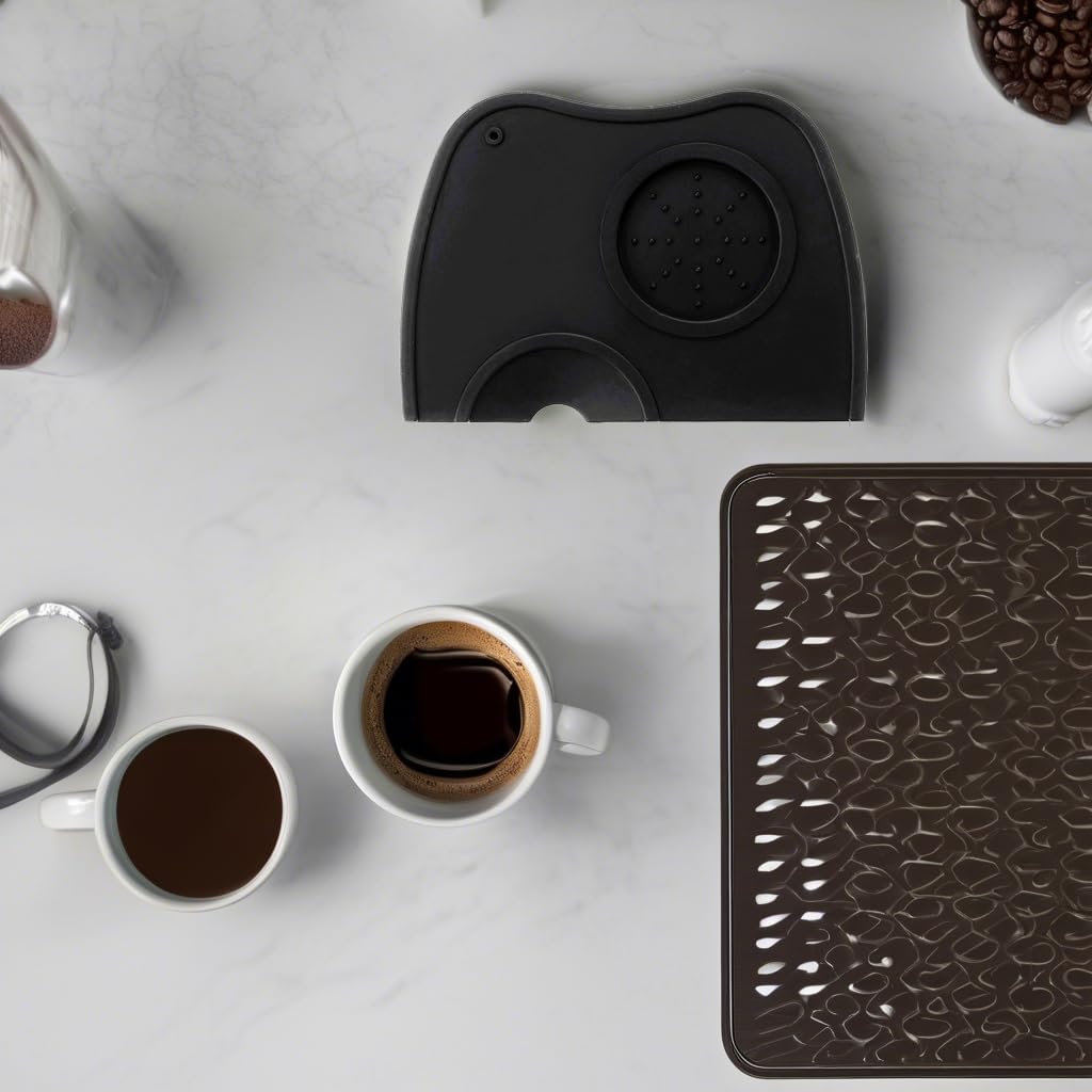 Kilimazart Coffee Tamper Mat Silicone Corner Tamping Mat (Medium)
