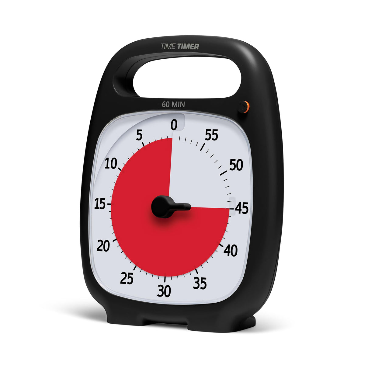 Time Timer Plus 60 Minute Desk Visual Timer - Countdown Timer With Portable Handle For Classroom, Office, Homeschooling, Study T