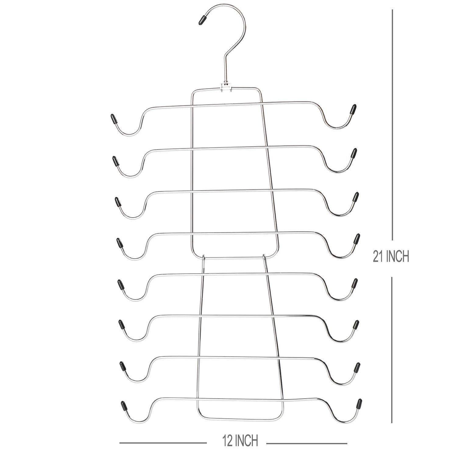 Magicool Cami Hanger 4 Pack Space Saving Hangers Closet Organizer for Tank Top  Cami  Bra  Pajamas  Strappy Dress Bathing Suit