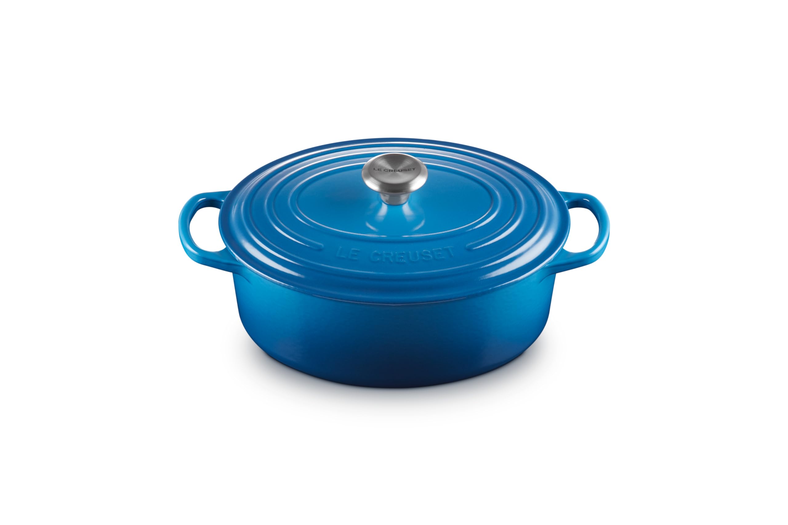 Le Creuset Enameled Cast Iron Signature Oval Dutch Oven, 2.75 Qt., Marseille