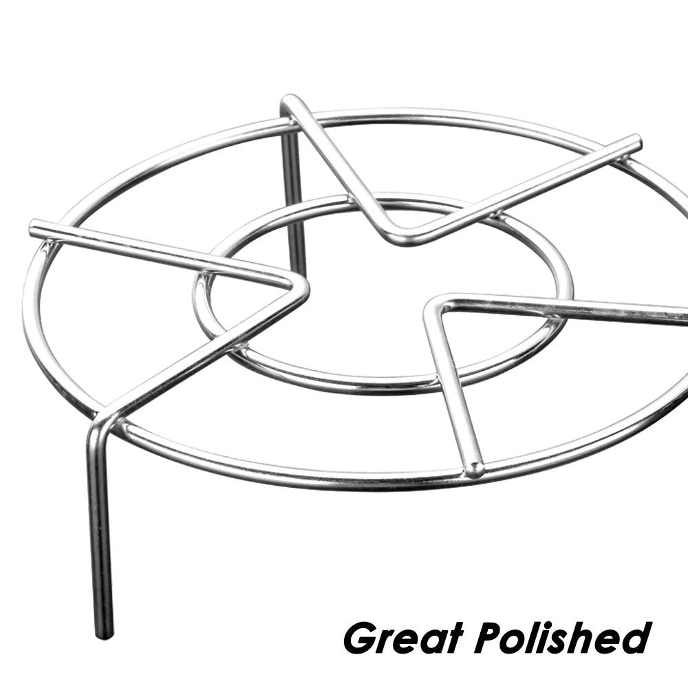 Set Of 3, Stainless Steel Trivet Rack Stand, Sourceton 3 Sizes Heavy Duty Pressure Cooker Steam Rack, Steaming Rack, Pot Pan Coo