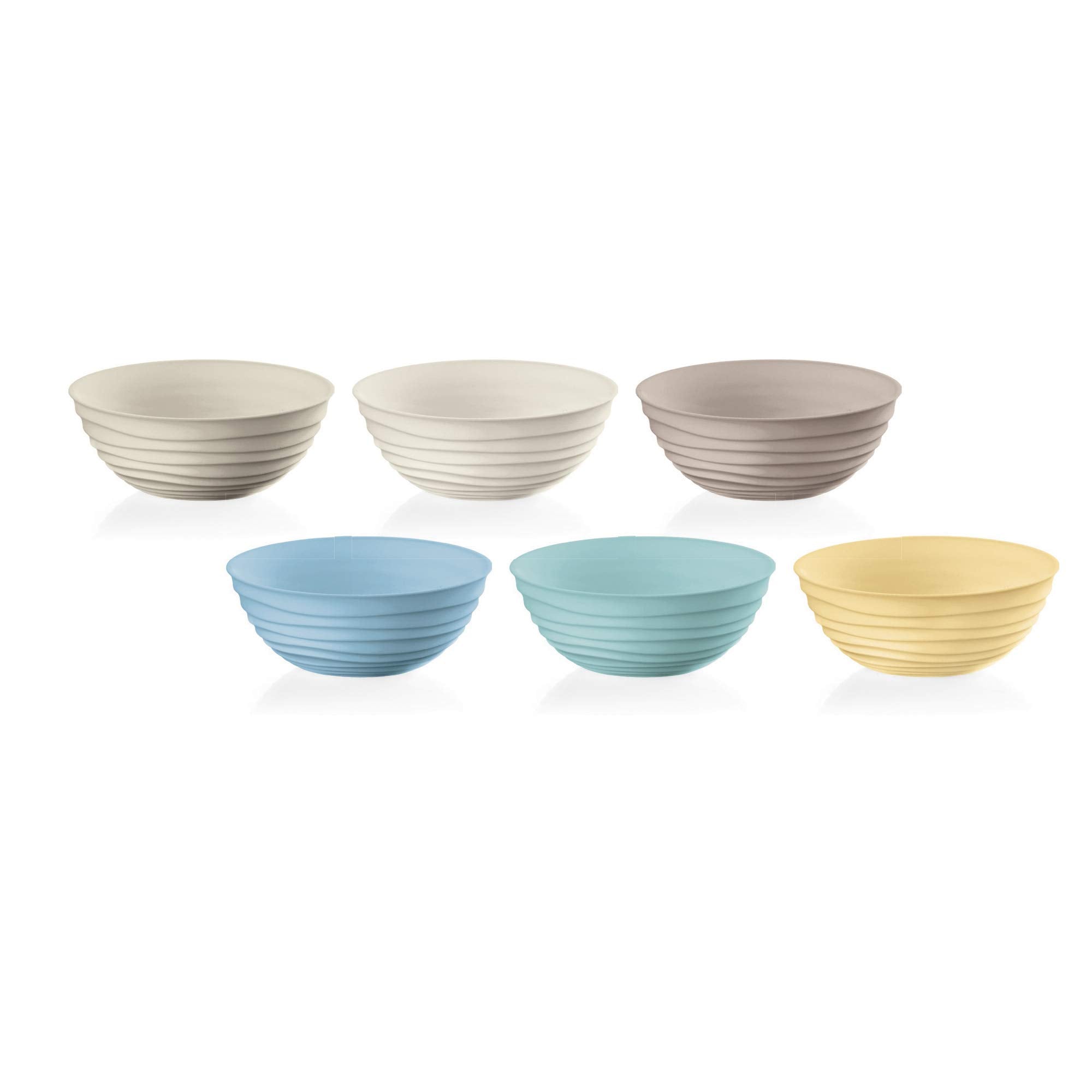 Guzzini Tierra Set Of 6 Bowls S, Pio&Tito Toso, 12.2 X H11.5 Cm, 348 Cc, Multicoloured