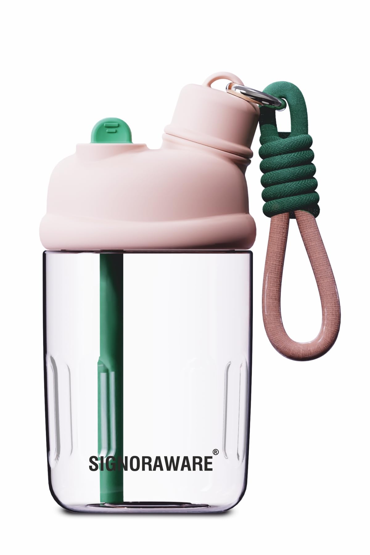 Signora Ware Bunny Kids 650Ml Tritan Material Water Bottle With Straw For Kids Sipper For Kids With Leak-Proof Locking Lid For S