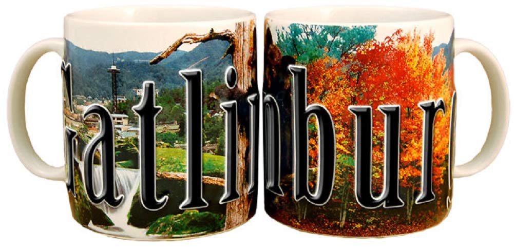 Americaware - City Of Gatlinburg Souvenir Ceramic Coffee Mug / Cup - 18Oz