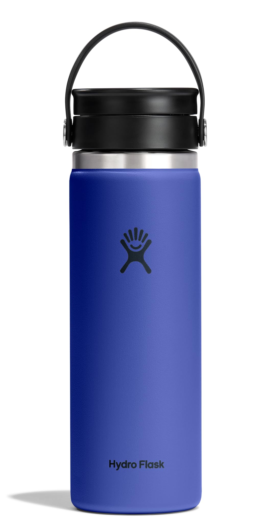 Hydro Flask Flex Sip Coffee Tumbler - Insulated Stainless Steel, Non Spill, Leak Proof Travel Cup 20 Oz Capri Blue