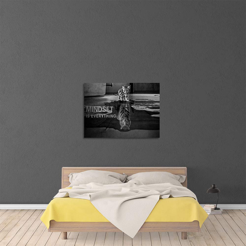 Motivational Canvas Wall Art Inspirational Entrepreneur Quotes Poster Print Wall Decor Artwork Painting Picture Framed Ready To