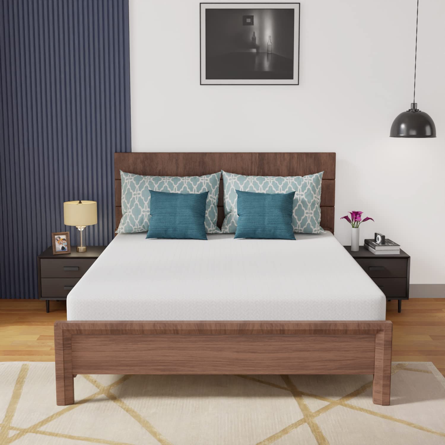 10 Inch Memory Foam Mattress Queen Mattress Wave Comfort Foam Mattress Certipur-Us Certified,Removable Soft Cover, Mattresses Fo