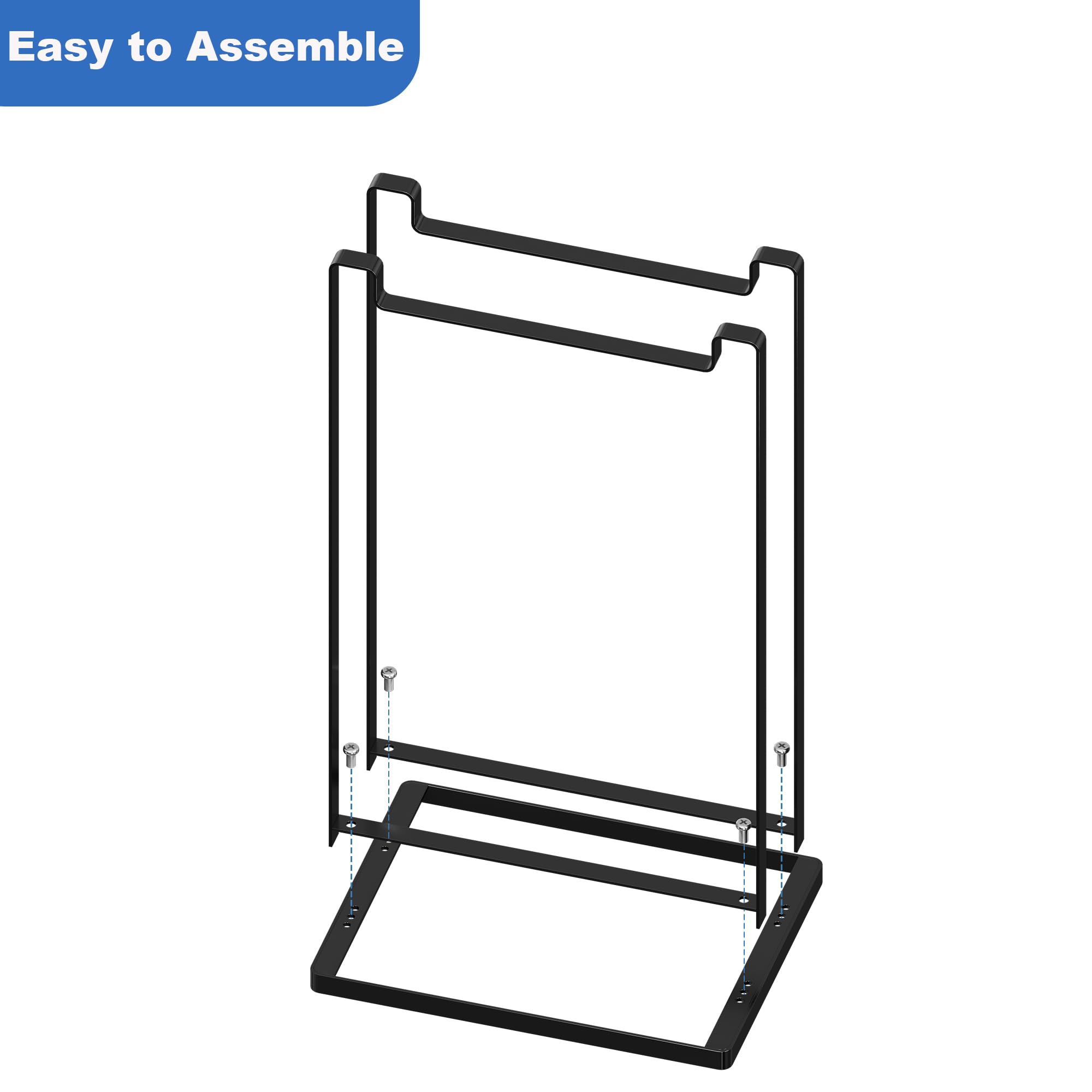 Thipoten Hanger Organizer, Adjustable Metal Hanger Stacker For Adults And Children, Holding Up To 55 Velvet/Wire/Plastic Hangers