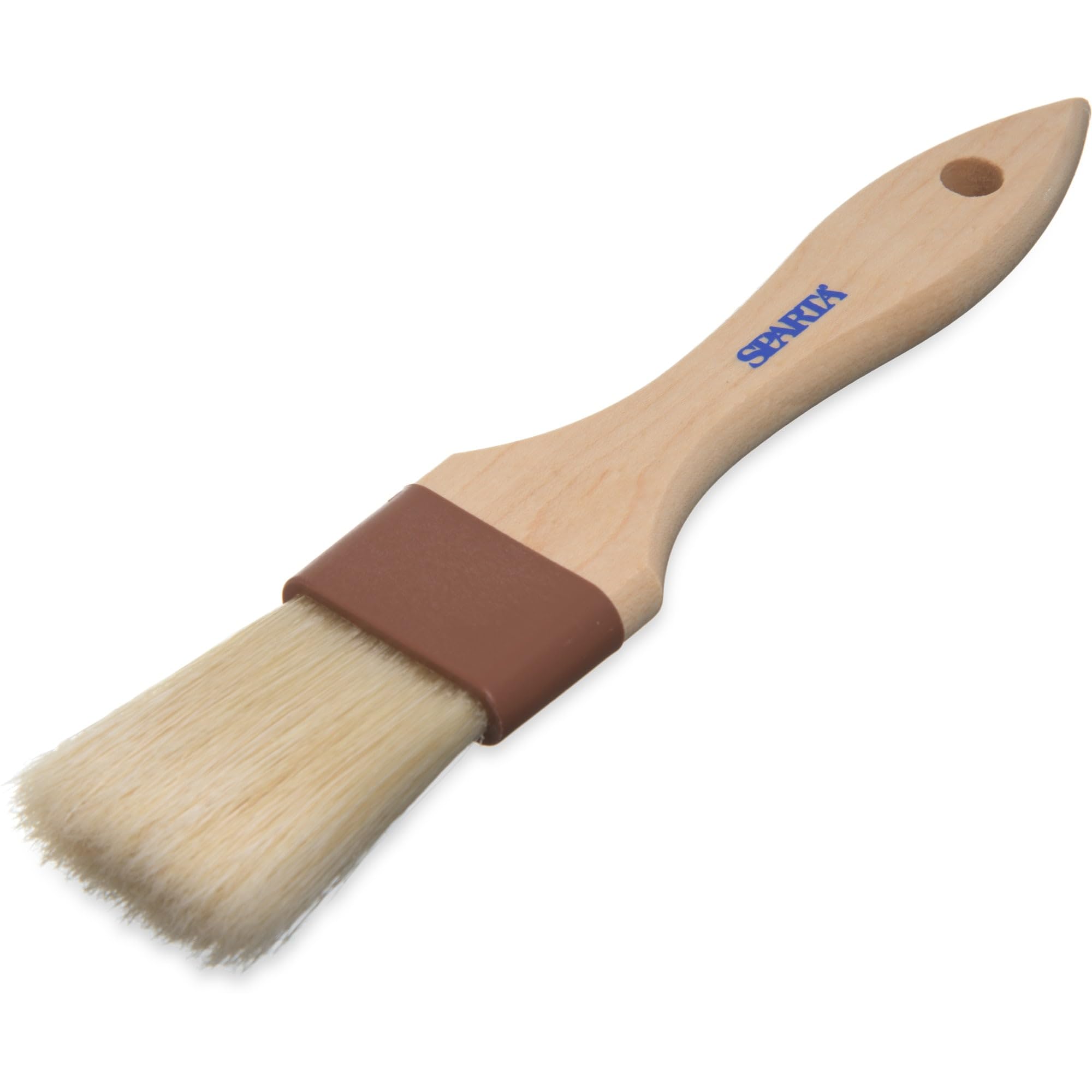 SPARTA, 1.5 Flat Boar Bristle Brush, Pastry Brush, Basting Brushes for Kitchen, Bakery, and Kitchen, Boar Hair, Brown