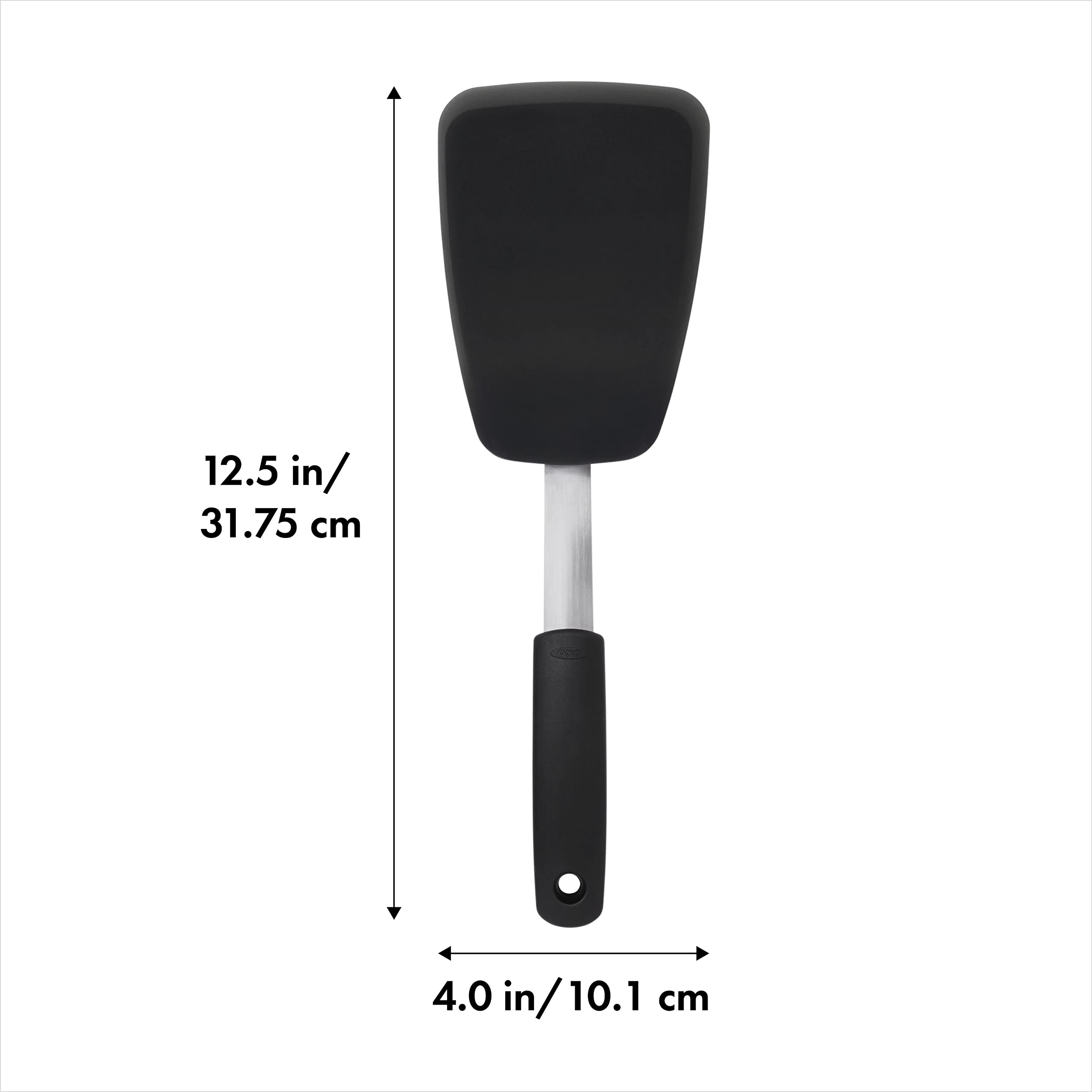 OXO Good Grips Large Silicone Flexible Turner  Stainless Steel