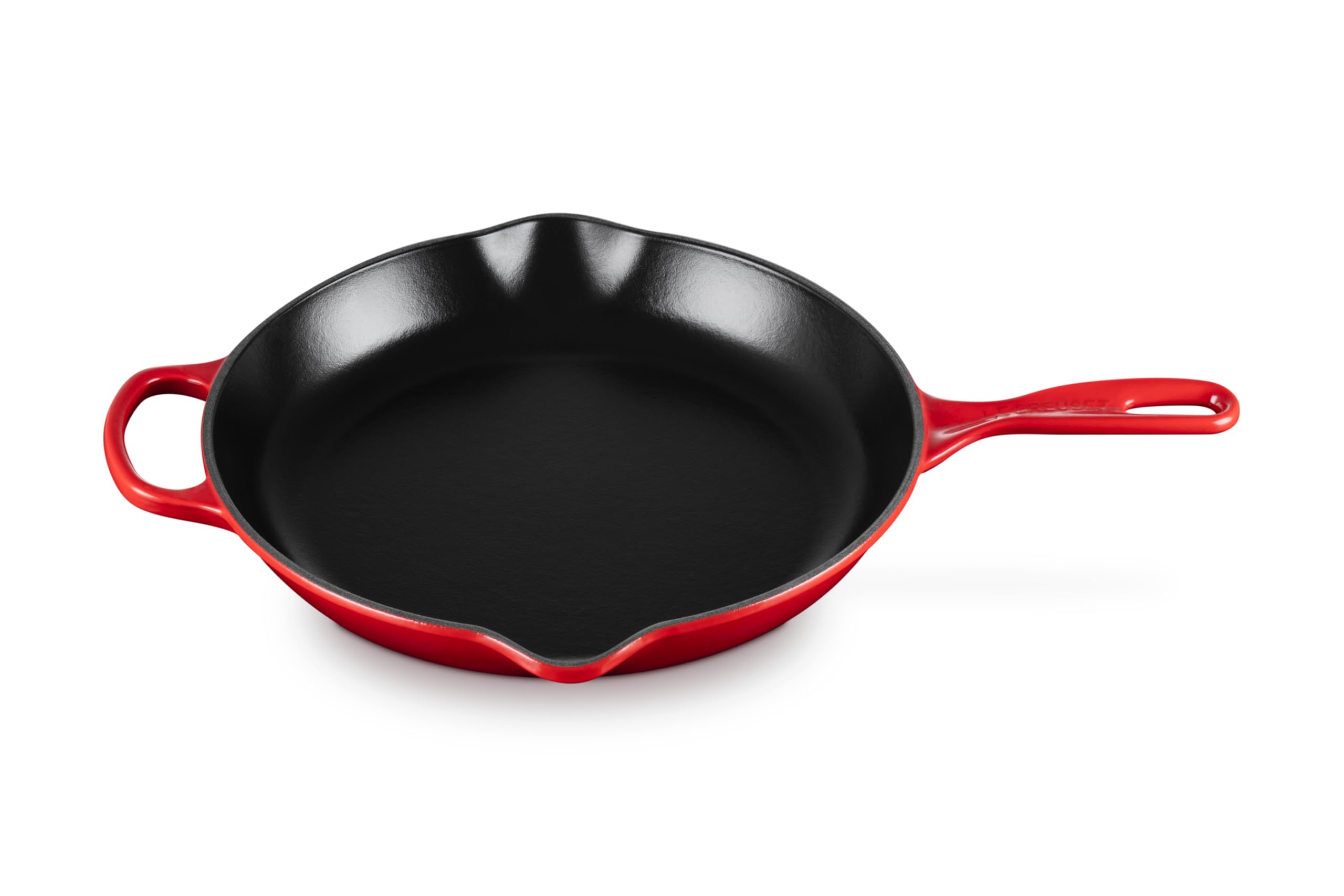 Le Creuset Enameled Cast Iron Signature Iron Handle Skillet, 11.75 (2-3/8 Qt.), Cerise